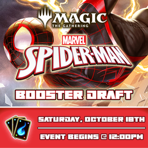 Magic: The Gathering Spider-Man Booster Draft Ticket - Sat, Oct 18 2025