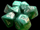 Marble Mini-hedral Oxi-Copper/white 7-Die Set