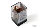 Glitter Gold/silver Polyhedral 7-Dice Set