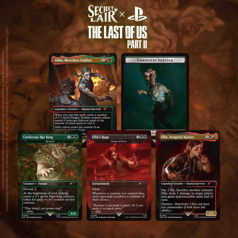 Magic: The Gathering - Secret Lair: Playstation: The Last of Us Part II: Path of Retribution