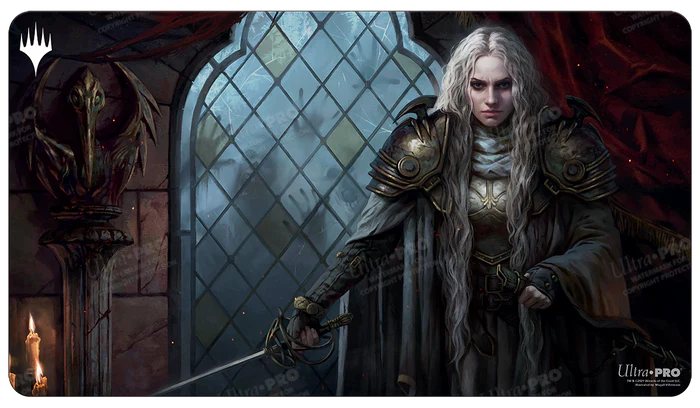 Playmat: Magic the Gathering: Innistrad Crimson Vow: Thalia, Guardian of Thraben