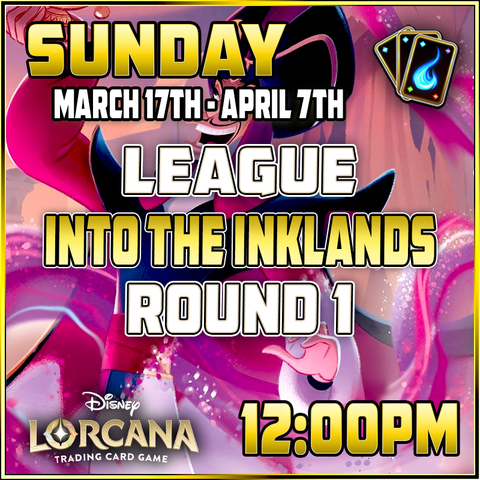 LORCANA: RISE OF THE INKLANDS LEAGUE: ROUND 1 ticket - Sun, Apr 07 2024