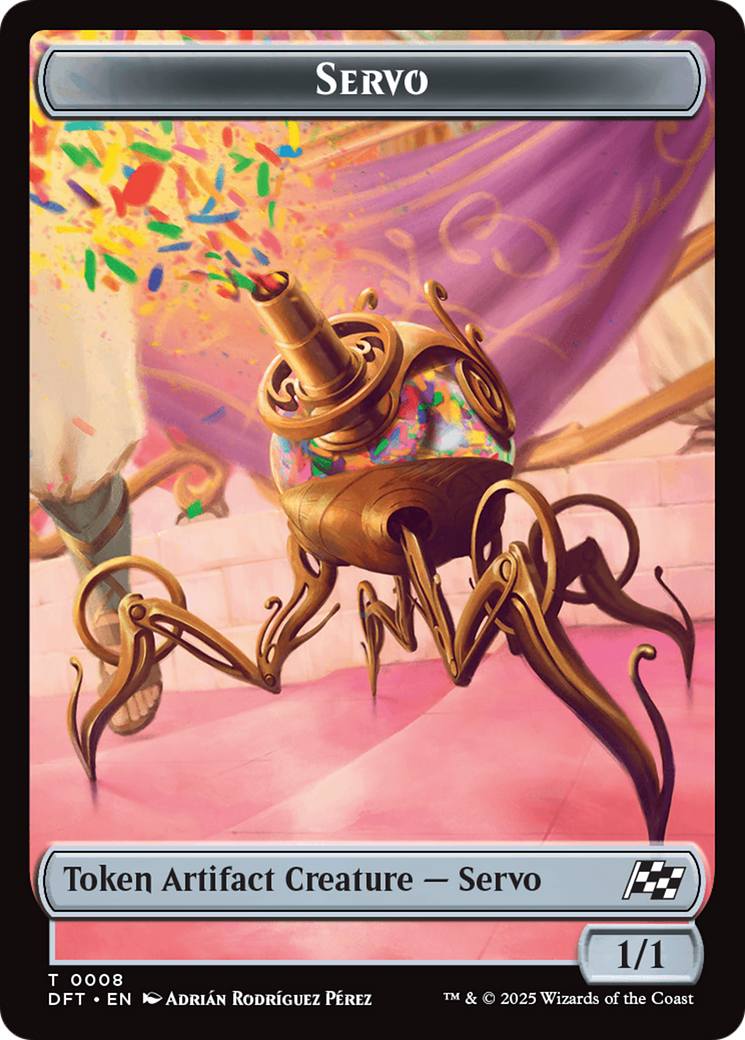 Beast (0010) // Servo Double-Sided Token [Aetherdrift Commander Tokens]