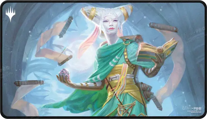 Stitched Edge Playmat: Innistrad Remastered: Tamiyo, Field Researcher