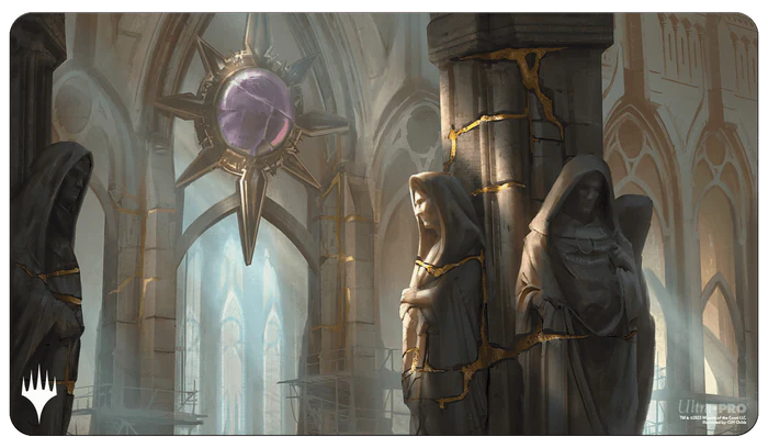Playmat: Magic the Gathering: Ravnica Remastered: Orzhov Syndicate: Godless Shrine