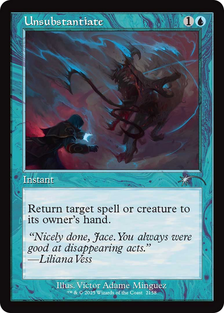 Unsubstantiate (Retro Frame) [Secret Lair Drop Series]