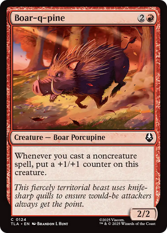 Boar-q-pine [Avatar: The Last Airbender]