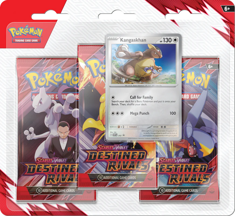Pokémon TCG: Scarlet & Violet-Destined Rivals 3pk Blister