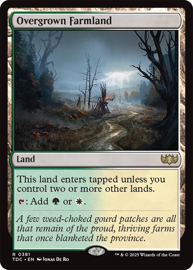 Overgrown Farmland [Tarkir: Dragonstorm Commander]