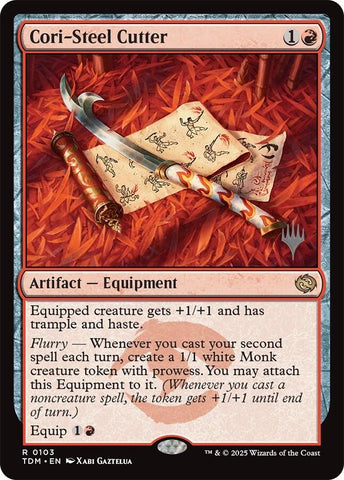 Cori-Steel Cutter (Promo Pack) [Tarkir: Dragonstorm Promos]