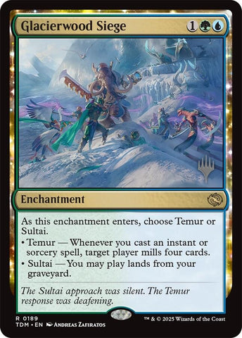 Glacierwood Siege [Tarkir: Dragonstorm Promos]