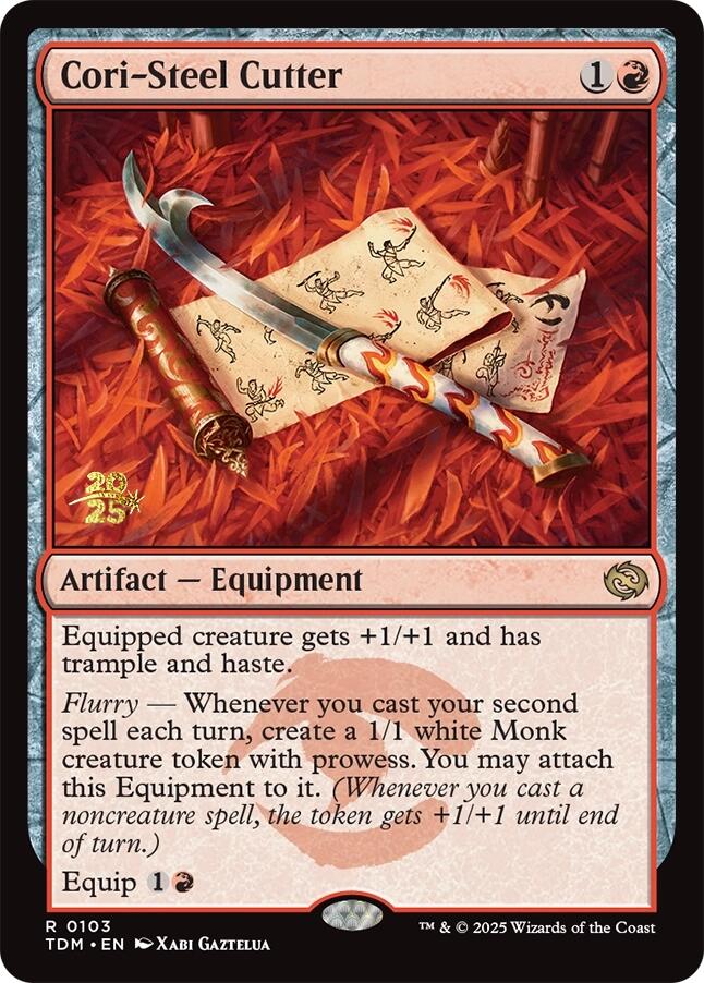 Cori-Steel Cutter [Tarkir: Dragonstorm Prerelease Promos]