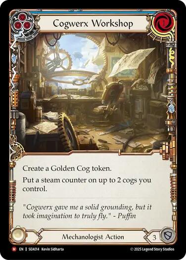 Cogwerx Workshop [SEA014] (High Seas)  Rainbow Foil
