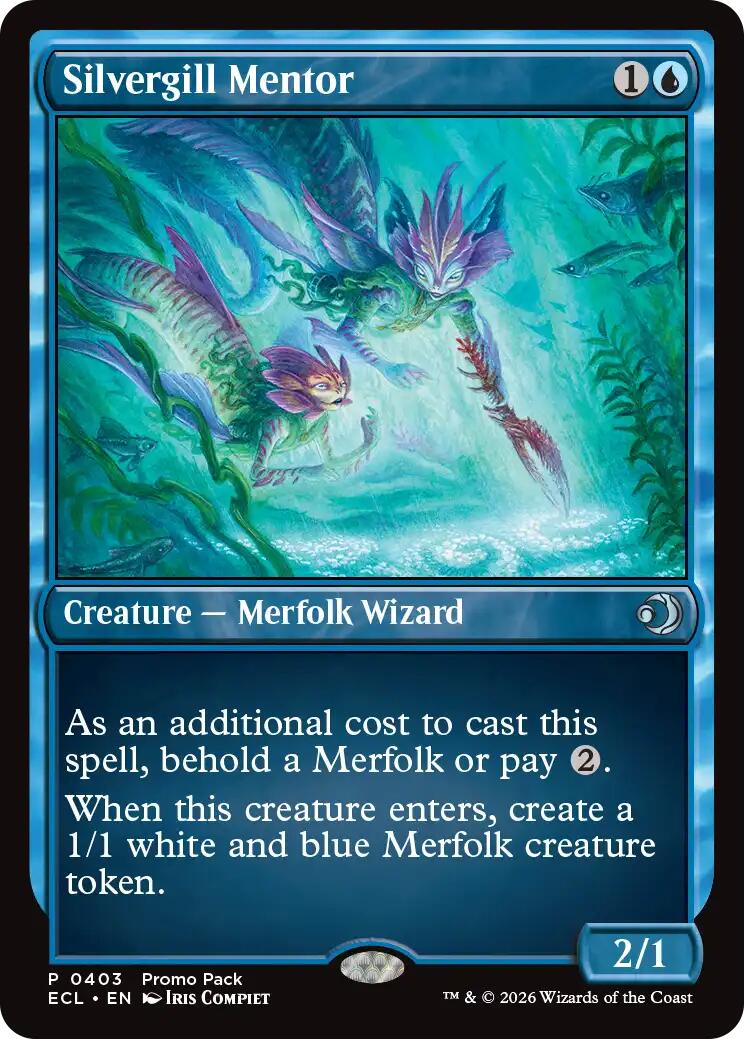 Silvergill Mentor [Lorwyn Eclipsed Promos]