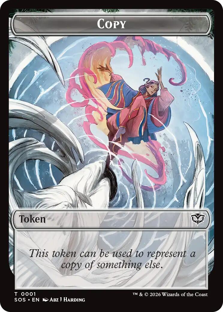 Contract // Copy Double-Sided Token [Secrets of Strixhaven Commander Tokens]