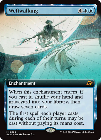 Weftwalking (Extended Art) [Edge of Eternities]