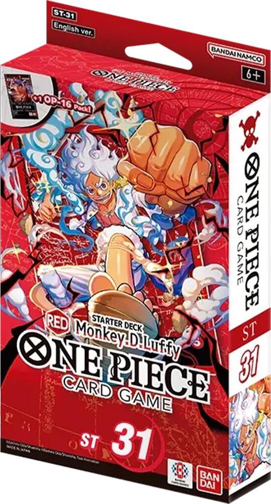 One Piece Card Game: ST-31 Starter Deck Display | Red Monkey D. Luffy [Pre-Order] 2026-07-31