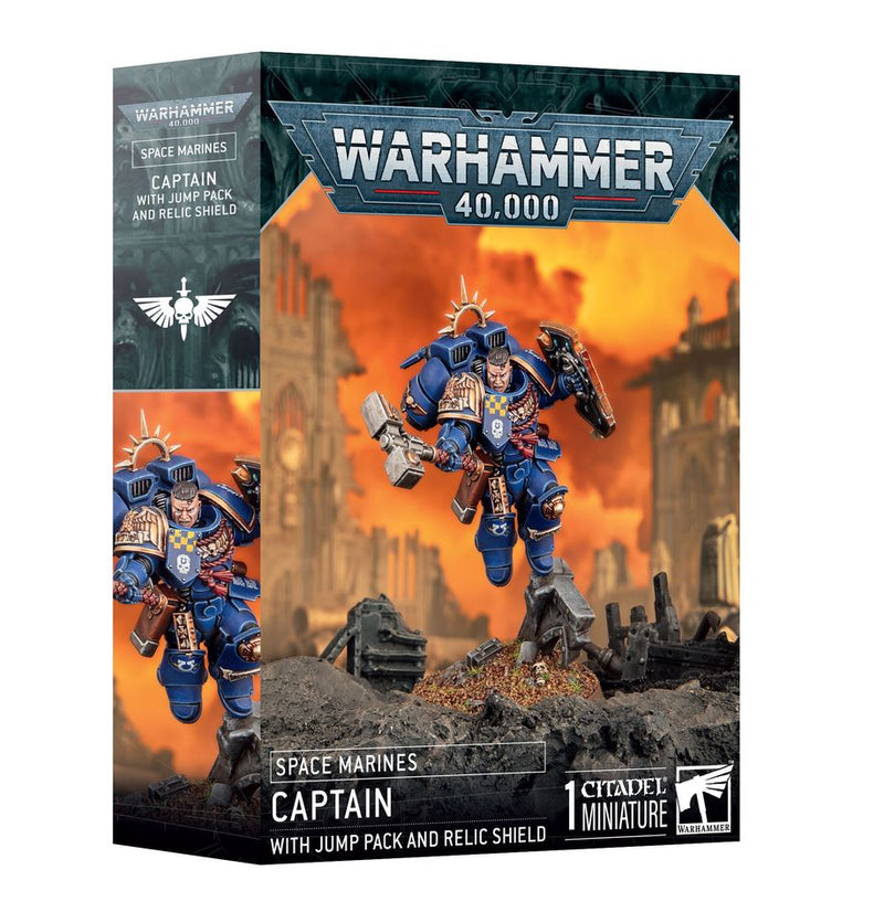Space Marines: Captain with Jump Pack & Relic Shield [Pre-Order] 2025-10-25