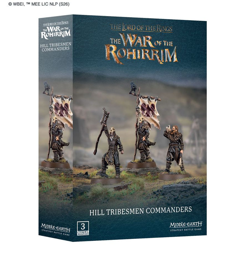 Middle-earth SBG: Hill Tribesmen Commanders [Pre-Order] 2026-07-18