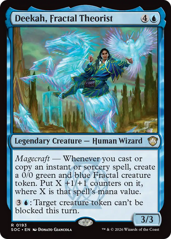 Deekah, Fractal Theorist [Secrets of Strixhaven Commander]