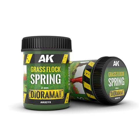 AK Interactive Grass Flock 2mm SPRING