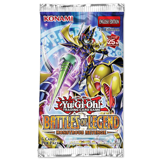 Yu-Gi-Oh! Battles of Legend: Monstrous Revenge Booster Pack – 1st Edition