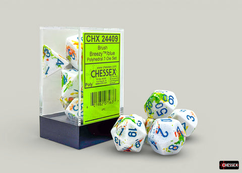 Dice: 7 pc: Brush : Breezy / Blue