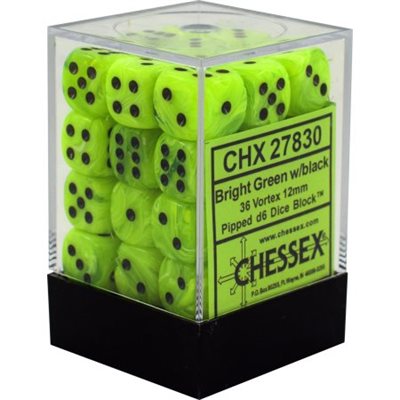 Vortex: 36d6 Bright Green/Black