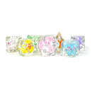 Resin 16mm 7pc Set: Love Dice