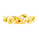 Dice: 7 pc: 16 mm: Resin: Cat Dice