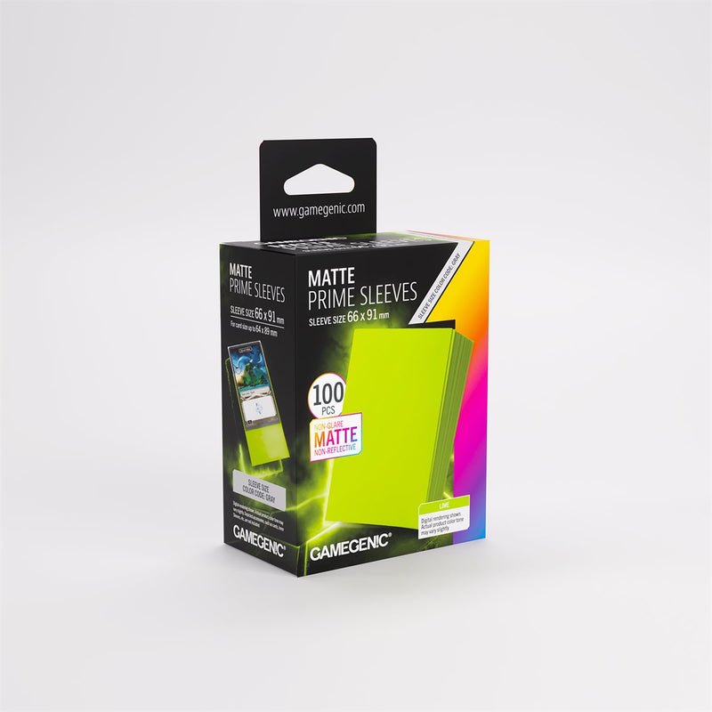Sleeves: Gamegenic: Matte Prime Sleeves: Lime (100)