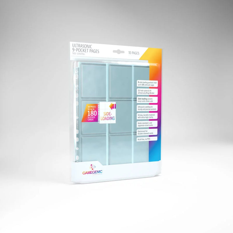 Pages: Ultrasonic Sideloading 9-Pocket - Clear (10)