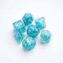 Polyhedral Dice Set: Candy-Like Series: Blueberry: RPG Dice Set (7pcs)