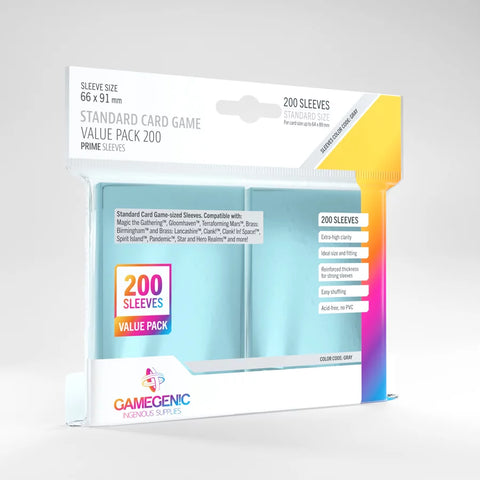Gamegenic Standard Card Game Value Pack (200)