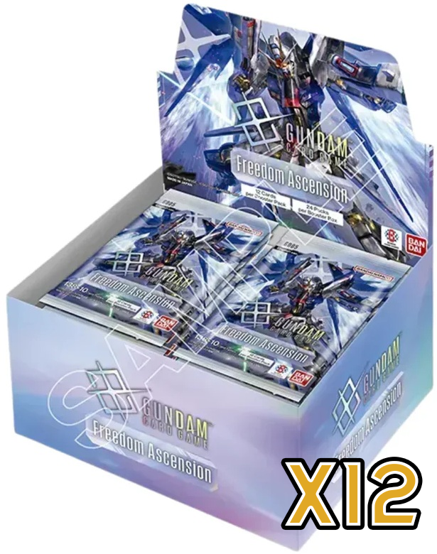 Gundam Card Game: Freedom Ascension [GD05] Booster Box Case (12 Boxes)