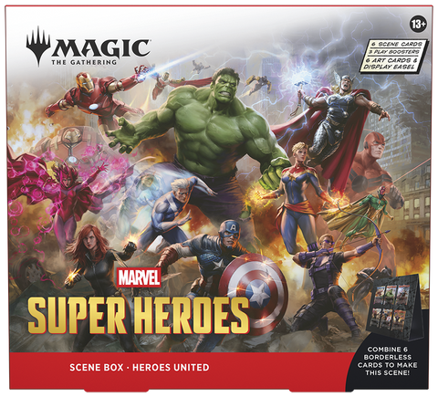 Magic: The Gathering | Marvel Super Heroes Scene Box: Heroes Unite [Pre-Order] 2026-06-19