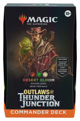 Magic: The Gathering Outlaws of Thunder Junction Commander Deck - Desert Bloom
