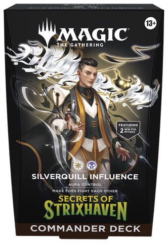 Magic: The Gathering - Secrets of Strixhaven Silverquill Influence Commander Deck