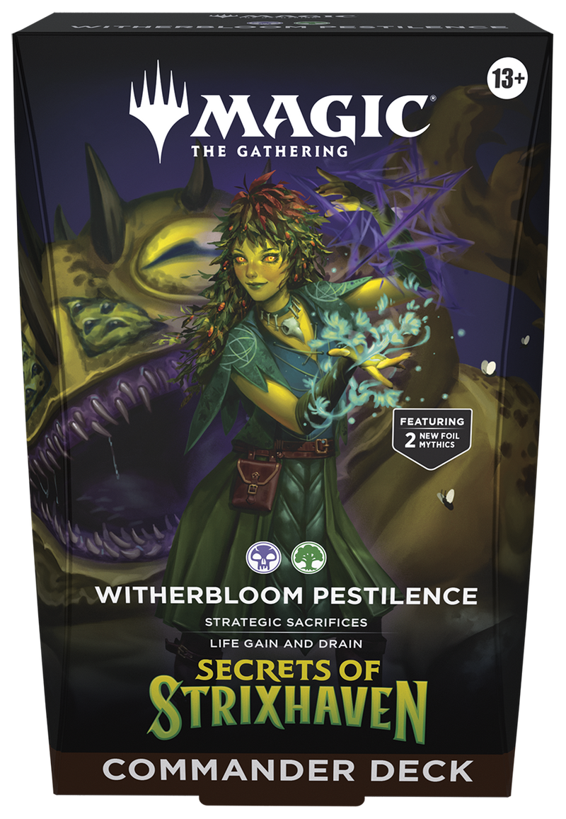 Magic: The Gathering - Secrets of Strixhaven Witherbloom Pestilence Commander Deck
