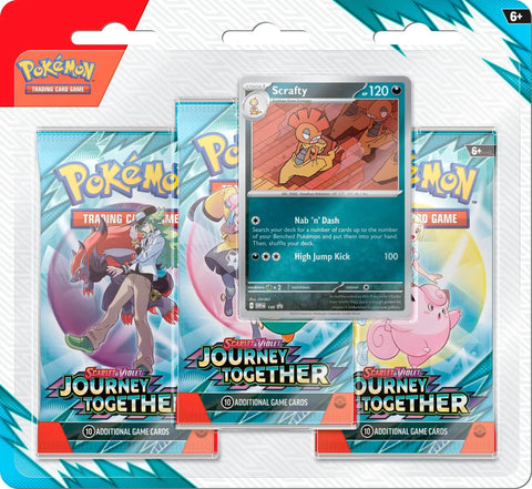Pokémon TCG: Scarlet & Violet- Journey Together 3 Pack Blister [Pre-Order] 2025-03-28