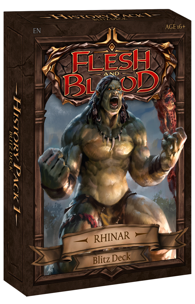 Flesh and Blood - Rhinar Blitz Deck - History Pack 1