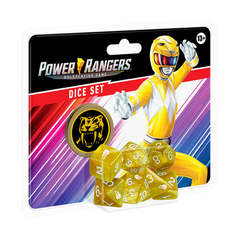 Power Rangers Roleplaying Game Dice (Yellow Ranger)