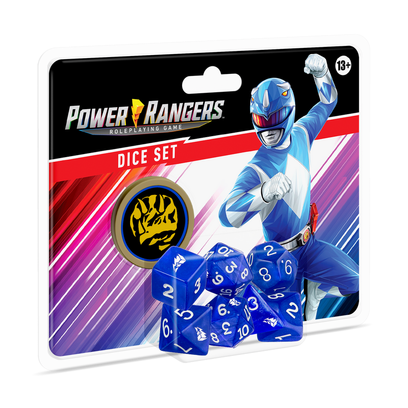 Power Rangers Roleplaying Game Dice (Blue Ranger)