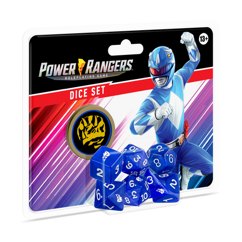 Power Rangers Roleplaying Game Dice (Blue Ranger)
