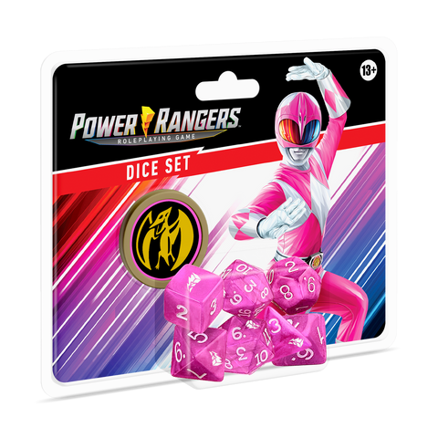 Rangers Roleplaying Game Dice (Pink Ranger)