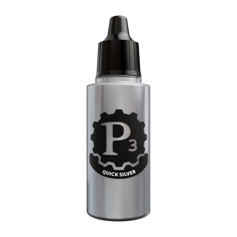 Privateer Press: P3 Paints: Metallics: Quick Silver