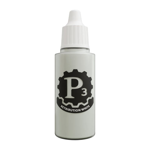 Privateer Press: P3 Paints: Metallics: Retribution White