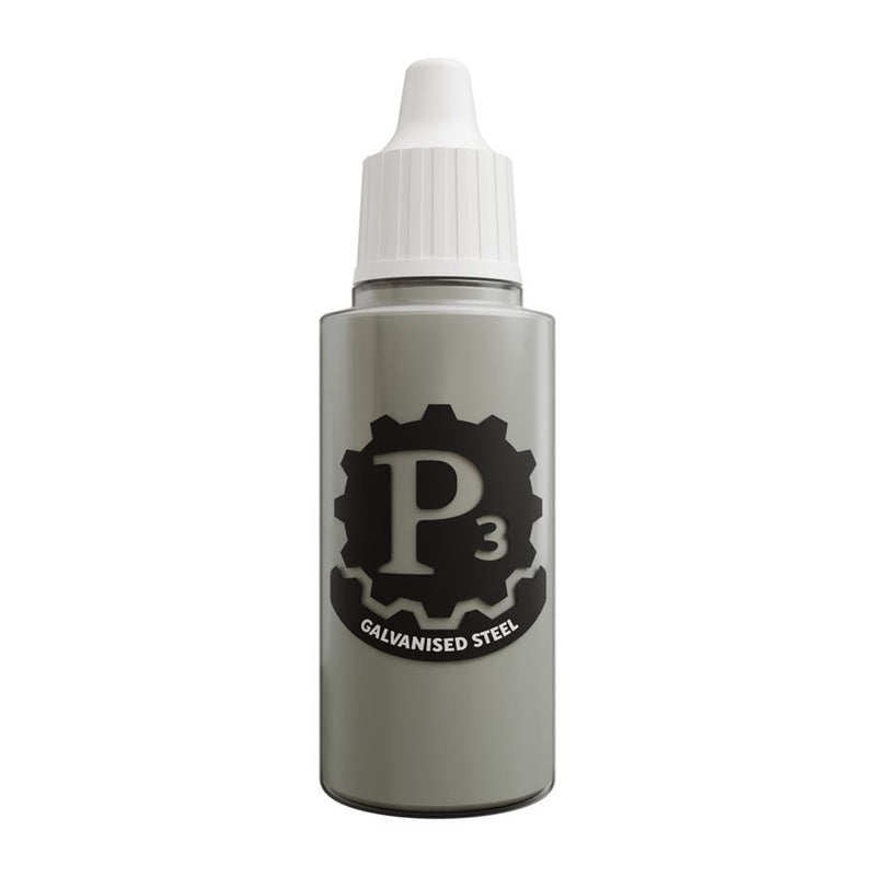 Privateer Press: P3 Paints: Metallics: Galvanised Steel