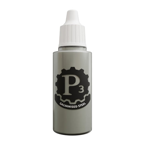 Privateer Press: P3 Paints: Metallics: Galvanised Steel