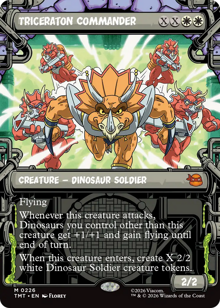 Triceraton Commander (Showcase) [Teenage Mutant Ninja Turtles]